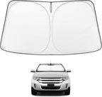 Proadsy 2026 Upgrade Windshield Sun Shade Custom Fit 2007-2014 Ford Edge Foldable Front Sunshade Protector Sun Visor Blocks UV Rays Keep Car Cooler