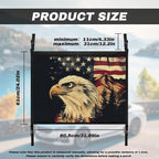 Eagle USA Flag Car Roof Storage Bag Hanging Car Storage Bag All Car Storage Organizers Large Capacity Can Hold Mobile Phone, Wallet
