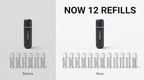 Car Perfume Diffuser, (UPGADED) Air freshener, Waterless Diffuser, Smart Ultrasonic Air Freshener with 6 Premium Fragrances, Automatic (On/Off), Car Gift for Men and Women (Black)