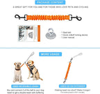 Dog Seat Belt for Bike Basket, Retractable Bicycle Dog Seatbelt, Elastic Pet Safety Leash Harness for Cat, Dog Leash Extension Attachment Shock Absorbing Lead Extension Absorber (Orange)