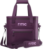 RTIC 30 Can Ultra-Tough Soft Cooler Pro, Insulated, Waterproof, Leak Proof, Portable Floating Bag for Beverage, Drink, Lunch, Outdoor, Beach, Car,Camping, Picnic, Fishing, Boat