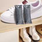 2Pieces Reusable Shoe Deodorant Bags Activateds Charcoal Odor Neutralizer for Daily Use