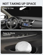 Proadsy 2026 Upgrade Front Windshield Sun Shade Foldable Sunshde Protector Custom Fit 2013-2019 Nissan Sentra S, SV, SR, Sedan Accessories