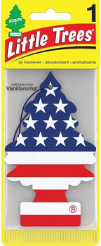 Little Trees Hanging Car and Home Air Freshener, Vanilla Pride Scent, 3 Pack