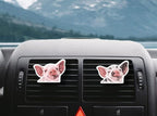 WIRESTER Fresh Scented Car Air Freshener Vent Clip, Decorative Accessories, Interior Decoration for Cars - Cute Animals, Nursery Animals, Chickens, Birds