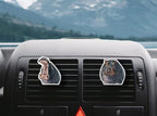 WIRESTER Fresh Scented Car Air Freshener Vent Clip, Decorative Accessories, Interior Decoration for Cars - Birds, Bear, Chicken, Rhino, Hippo, Snake, Horse