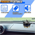 Helicopter Car Air Fresheners - Solar Rotating, Creative Perfume Decoration, Airplane Fragrance Diffuser for Home, Office (Gold)