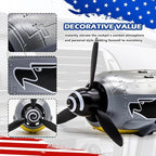 2026 New Fw-190 WW2 Planes Car Air Freshener,Fw-190 Fighter Car Vent Clips with Spinning Propeller for Reducing Odors,Universal Air Vent Decorations for Cars as Gift for Men & Pilots