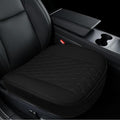 wuyaoyao Leather Car Seat Bottom Covers, Anti-Slip Front Seat Covers for Car, Auto Seat Cover Cushion Pad, Full Wrap Bottom Auto Seat Protector with Pocket Suitable for Most Vehicles (Black)