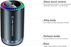 Mist Ultrasonic Humidifier Car Fragrance Diffuser Sure Here's A Product Title for Listing Air Freshener with Colorful Light Rechargeable Auto Pine Needles
