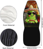 Cucumber Car Front Seat Covers 2 Pcs Funny Comfortable Car Seat Covers Front Seats Only Removable Automotive Accessories Universal Fit for Most Cars SUVs and Sedans
