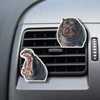WIRESTER Fresh Scented Car Air Freshener Vent Clip, Decorative Accessories, Interior Decoration for Cars - Birds, Bear, Chicken, Rhino, Hippo, Snake, Horse