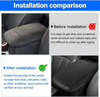 Autorder Center Console Armrest Cover for Toyota 4Runner 2010-2022 2023 2024 Accessories Armrest Pad Anti-Scratch Middle Console Pad Leather Center Console Protector