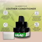 Leather Conditioner 50ml Light Brown – Compact, Color-Restoring Leather Care for Light Brown Shoes, Bags, Belts, and Accessories