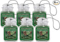 Yankee Candle Car Air Fresheners, Hanging Car Jar Ultimate, Neutralizes Odors Up To 30 Days, Balsam & Cedar, 0.96 OZ (Pack of 6)