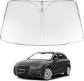 Proadsy 2026 Upgrade Front Windshield Sun Shade Foldable Sunshade Protector Custom Fit 2014-2020 Audi A3 Accessories