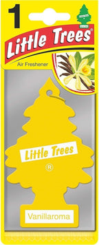 LITTLE TREES Car Air Freshener | Hanging Paper Tree for Home or Car | Vanillaroma | Pack of 6