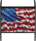 Car Roof Storage Bag USA Flag Print Auto Seat Storage Hanging Bag Multi-Purpose Car Bag Storage Box Organizer Pouch Pocket One-Size-Fits Tidy Pouch Pocket Storage for Small Items