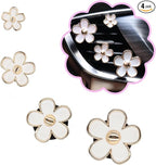 4pcs Flowers Car Air Freshener Vent Clips Cute White Daisy Flower Car Accessories for Women with Lavender Scent