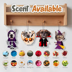 Custom Halloween Car Air Freshener – Personalized Photo Air Freshener, Custom Picture Air Freshener for Car, Customized Halloween Ornament – Unique Custom Air Fresheners with Your Design