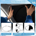 Sunshade for Toyota 86 2017-2021 Sun Shade Custom Fit 2022-2023 Toyota GR86 Front Window Shield fit 2013-2023 Subaru BRZ/2012-2016 Scion FR-S FRS Cover Windshield Sun Visor Protector Block UV Heat