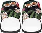 Delerain Car Seat Covers Set 2Pcs, Red Panda Universal Front Car Seats Vehicle Enterior Protector Suitable Fits Most Car Auto SUV Sedan Truck
