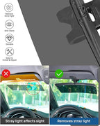 JOYTUTUS Sun Visor Extender for Car, Universal Anti-Glare Polarized Sun Visor Easy to Install, UV400 Visor Extension Protect from Glare/UV Ray/Stray Light, Safe Driving for Car