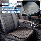 Gel Car Seat Cushion, Non-Slip & Comfortable Automotive Chair Protector Pad for Driving, Breathable Vehicle Interior Mat Cover Accessories, Universal for SUV Sedan Truck (Coffee)
