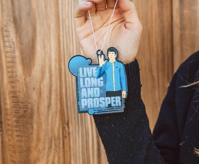 Star Trek: The Original Series Spock Air Freshener, Berry Scent | Provides Long-Lasting Fragrance, Odor Eliminator for a Clean Room, Car, Office | Novelty Science Fiction Gifts and Collectibles