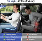 ZIKEE Gel Seat Cushion for Office Chair and Car Seat with Ergonomic Zoning, Memory Foam Chair Cushion for Sciatica, Lower Back, Tailbone Pain Relief and Intimate Ventilation, Non-Slip & Airy Cover
