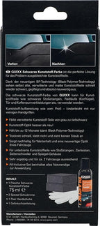 QUIXX 10188 Black Plastic Color - Trim Restorer, Transforms Old, Weathered Plastic to Like New Condition, Use On Your Automobile or Motorcycle