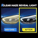 Advanced Car Headlight Restoration Kit: Erase Yellowing & Oxidation Restores Clarity with Long-Lasting UV & Hydrophobic Ceramic Shield - Restoration Fluid Kit for Cars, Trucks and SUVs
