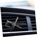 Rotating Helicopter Car Aromatherapy Diffuser Air Freshener for Vehicle Cute Air Outlet Ornament for Home and Office Decoration