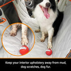 iBuddy Dog Seat Cover for Tesla Model 3 Waterproof Car Seat Protector with Mesh Window Dog Car Hammock Against Dirt and Fur Anti-Scratch Nonslip Machine Washable Back Seat Cover for Model Y