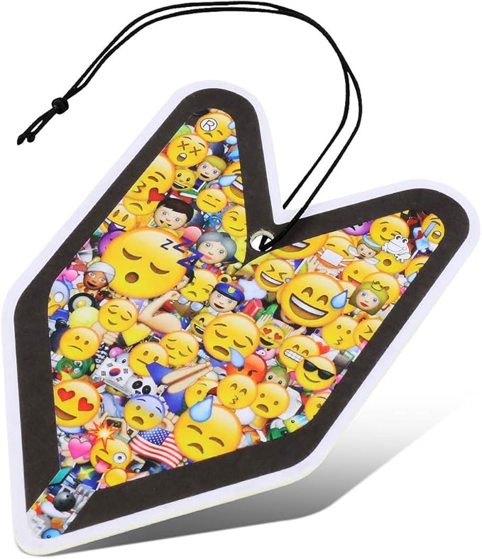 Auto Dynasty 1 Pcs Tree Frog Black Squash Scent Wakaba Car/Office/Home Hanging Air Freshener