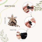 Flower Car Accessories,Lotus Air Freshener Vent Clips,2pcs Bling Champagne Flower Car Decor,Cute Dashboard Decorations for Women