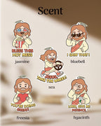 Funny Car Air Freshener Cute Jesus Christian Humor 5pcs Car Accessories Automotive Interior Hanging Scents Mirror Decor for Women Teen Girls
