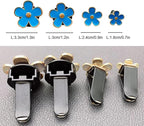 8pcs Cute Five-Petal Flower Car Air Vent Fragrance Clip Daisy Car Air Freshener Air Conditioning Outlet Clip Car Inter Decor (blue red, Ocean)