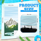 1 Pack Car Seat Towel Covers with Storage Bag 63 x 32 Inch Athletic Running Towel Seat Sweat Washable Non Slip Cover Gift for Car Outdoor Sport Activities (National Park 1)