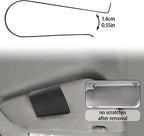 Car Air Freshener Visor Clip Compatible with Drift Car Air Freshener, Auto Accessories, Vehicle Sun Visor Metal Clip, Black, Freshener not include (3 Pack)