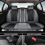 Coverado Car Seat Covers Full Set, Black Seat Covers, Automotive Car Seat Cover, Car Seat Cushion, Car Seat Covers Front Seats Back Seat Covers, Car Seat Protector Universal Fit Most Cars