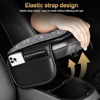 Bling Center Console Cover Fit for Toyota Camry with 2 Storage Bags Fully Diamond-Studded Style Center Console Armrest Cover with Total Protection(Silver Diamond)