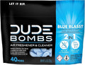 DUDE Wipes DUDE Bombs Toilet Stank Eliminator - 2-in-1 Air Freshener and Toilet Bowl Cleaner - 1 Pack (40 Pods) - Deodorizing Blend of Lavender, Cedar, Lime, and Eucalyptus