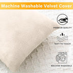 2 Pack Small Pillow, Memory Foam Mini Pillow 11 X 7 Inches for Travel, Sleeping, Nap and Neck, Knee, Lumbar Support, Tiny Cushion for Pet, Dogs (Off-White)