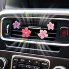 8 Pcs Flower Air Freshener Car Clips - Long Lasting Fragrance & Cute Flower Decor - Easy Car Vent Clips for Women