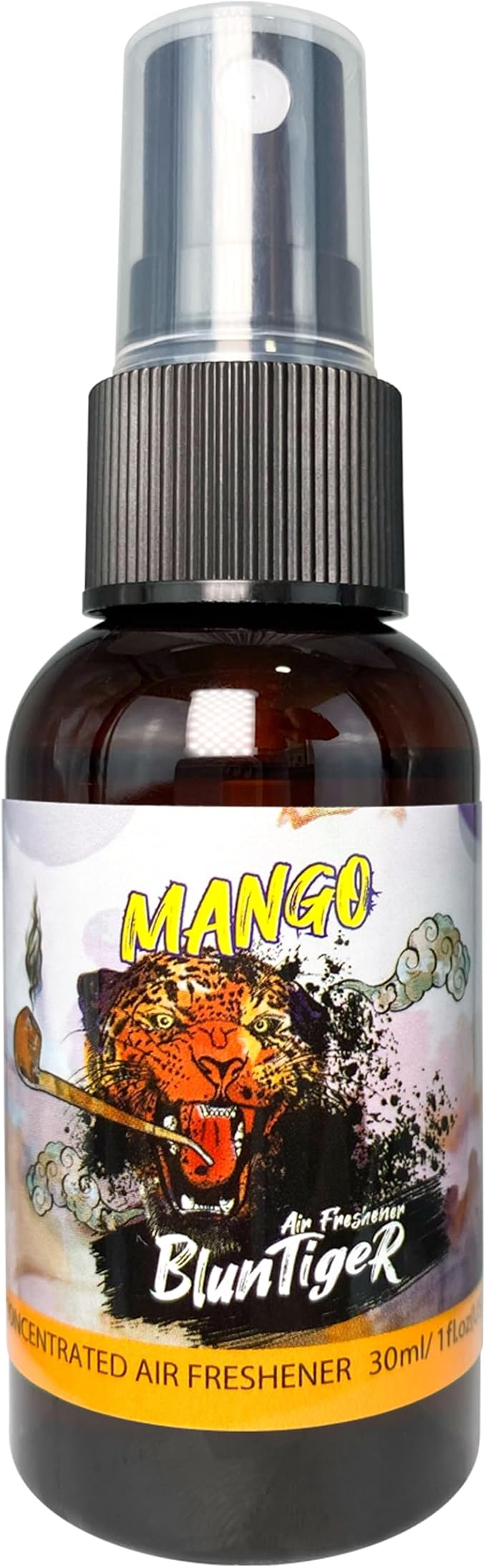 High Concentrated Strong Oil Based Air Freshener (Inspired by Mango) 30ml/1oz Car, Room, Home and Bathroom Deodorizer & Odor Eliminator Spray