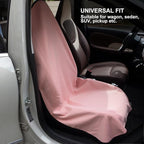 Waterproof Sweating Car Seat Cover for Post Gym Workout, Running, Swimming, Beach and Hiking, Universal Fit Non-Slip Bucket Seat Protector for Cars SUV Trucks, Machine Washable (Pink)