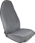 Waterproof Towel Car Seat Cover, Sweat Protection for Yoga, Swimming & Beach, Universal Non-Slip Seat Protector for Cars and SUVs, Post-Workout Essentials, Machine Washable (Gray, 1-Pack)