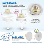 Hello Kitty Car Air Freshener Refills 2-Pack - Fresh Cotton Scent – Cute and Long-Lasting Cinnamoroll Car Accessories, Odor Eliminator, Fun Scents, 30 Days Freshness (2 Refills)