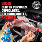 Chemical Guys Sticky Icky Car Cleaning Gel, Sweet Strawberry, Interior Car Cleaner, Reusable Automotive Crevice & Interior Dust Cleaner for Air Ventss, Cup Holders & Keyboards, 0.88 Ounce (Pack of 4)